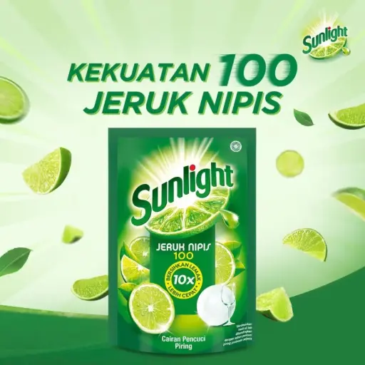 [4842] SUNLIGHT LIME CAIR REFILL kemasan 635 ML