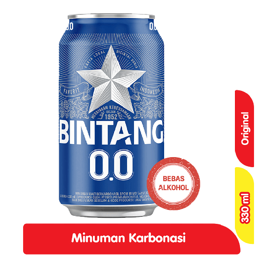 [5456] Bintang Zero Minuman Berkarbonasi 330 ml