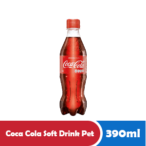 [567] COCA COLA SOFT DRINK PET 390mL