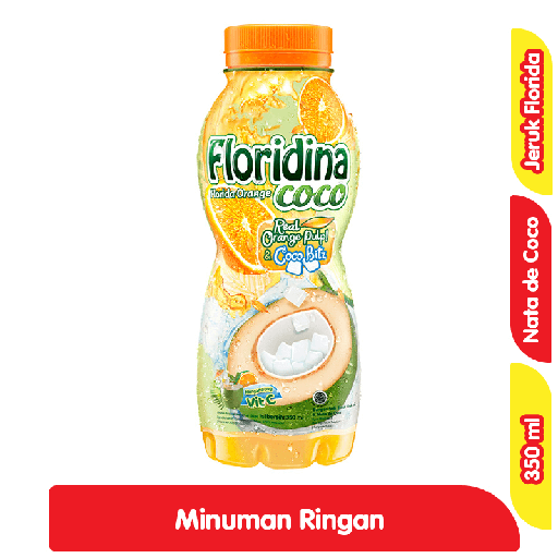 [5859] Floridina Coco Minuman Jeruk Florida 350 ml