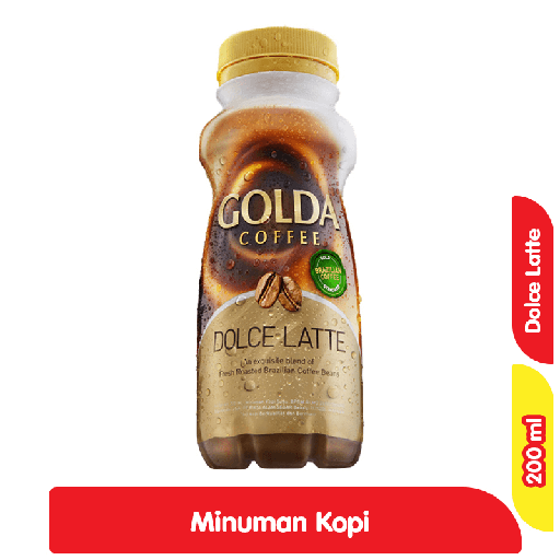 [5953] Golda Minuman Kopi Dolce Latte Pet 200 ml