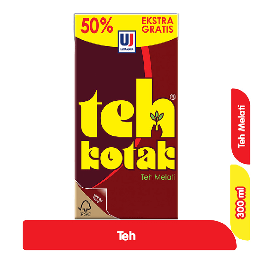 [6761] Ultra Teh Kotak Melati 300 ml
