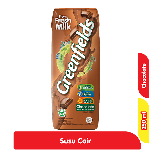 [7269] Greenfields Susu UHT Cokelat 250 ml