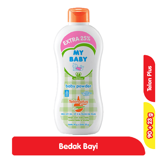 [7544] My Baby Bedak Bayi Telon Plus 90 + 23 g