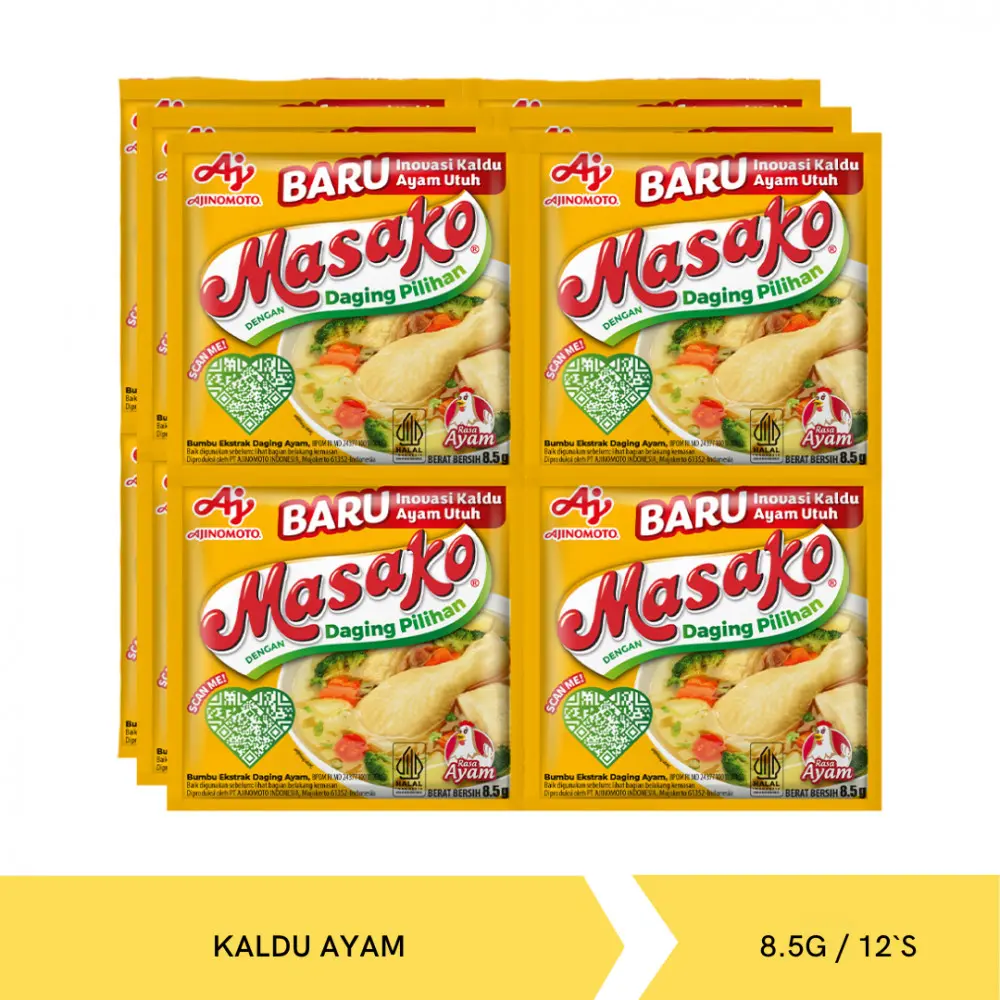 Masako Ayam Renteng 12 sachet x 9gr
