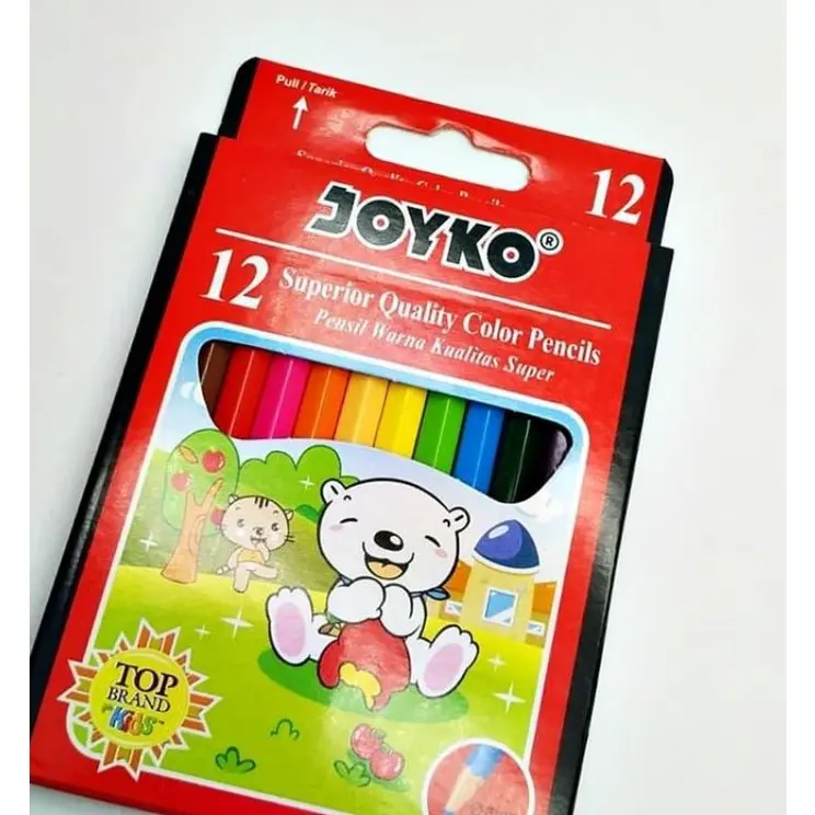 PENSIL WARNA JOYCO ISI 12 PCS	