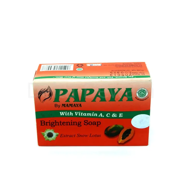 RDL PAPAYA SABUN WAJAH BRIGHTENING STRIP HIJAU 135 GR