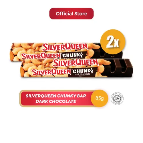 SILVERQUEEN BAR CHUNKY DARKCHOCO 85