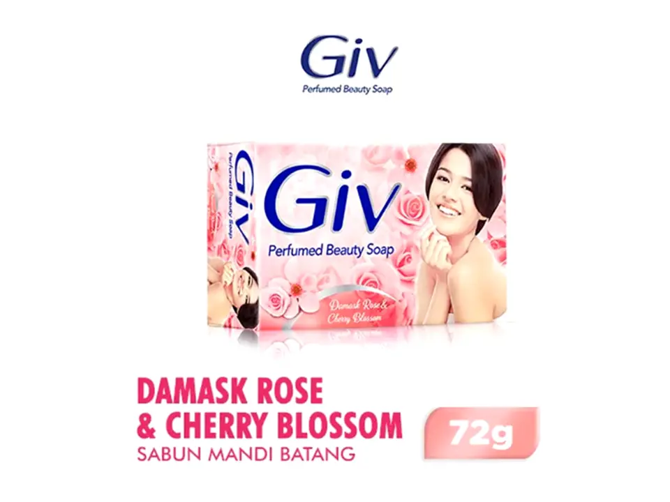 Sabun Batang GIV Romantic Damask Rose 72 gr 