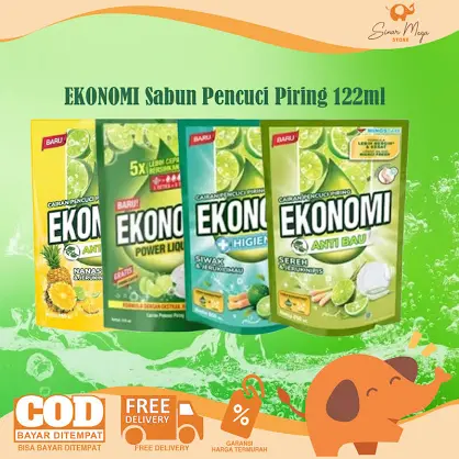 CLEAN EKONOMI SABUN CUCI PIRING POUCH UK 122 ML