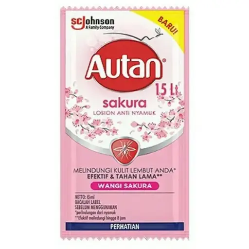 AUTAN LOTION ANTI NYAMUK SAKURA SCT 6mL